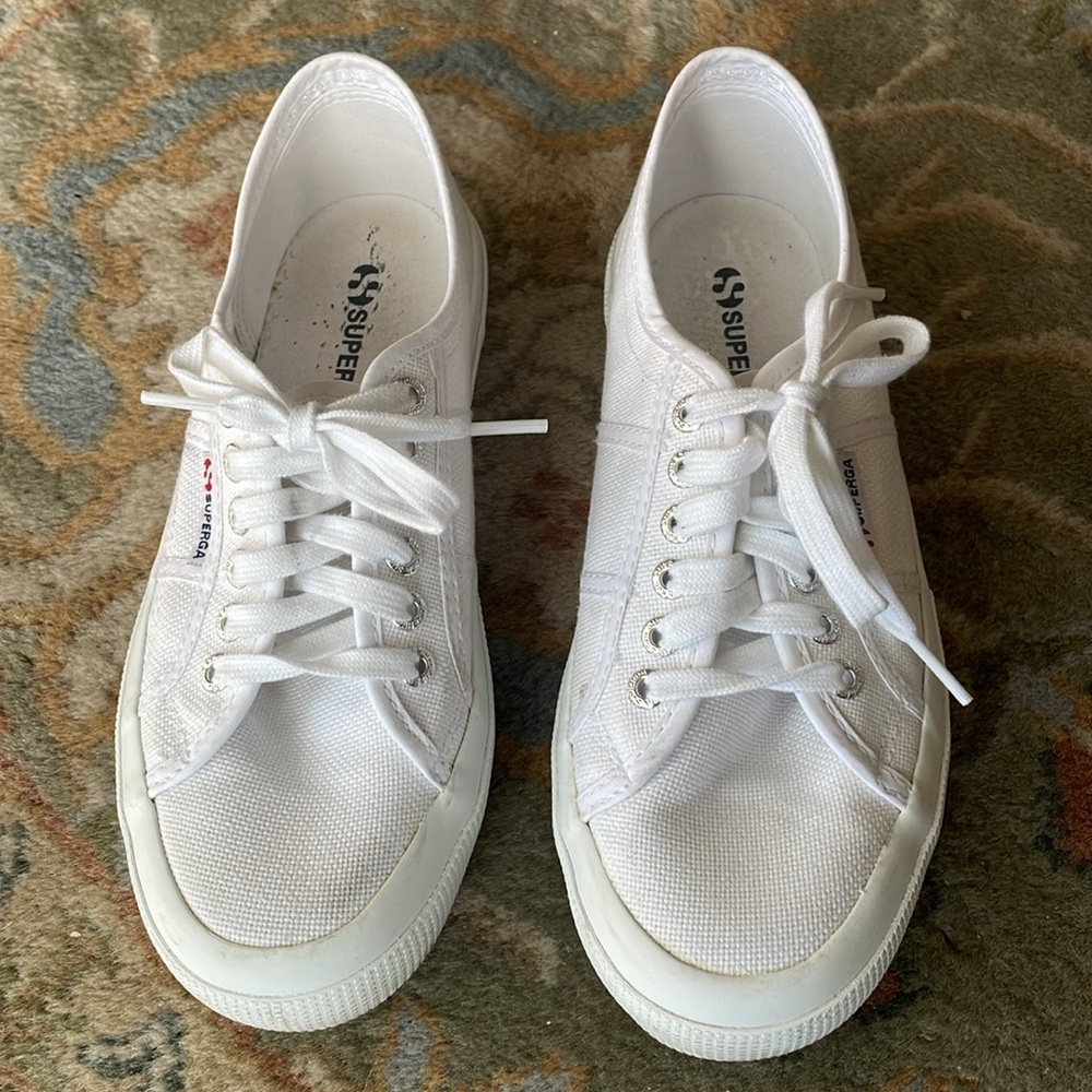 Superga Canvas Sneakers Size 8 sneakers good used condition soles are great